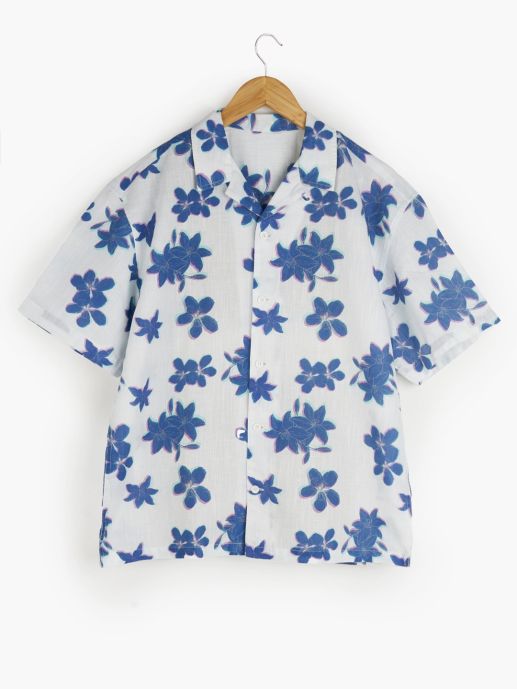 Printed short sleeve shirt